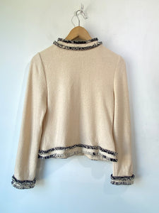 Vintage St. John Cream Knit Jacket