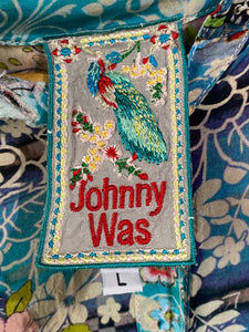 Johnny Was Floral Print Top