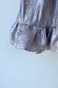 Batsheva Silver Iridescent Dress