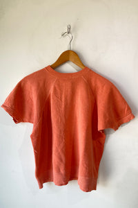 Vintage Orange Sherbet Short Sleeve Sweatshirt