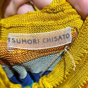 Tsumori Chisato Multicolor Silk Knit Twirl Tank