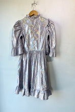 Batsheva Silver Iridescent Dress