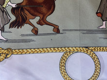 Hermès “Équitation Japonaise” Green 1969 Silk Scarf