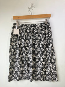 Beklina Black & White Skirt Set