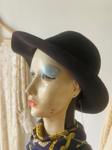 Margaret Howell Black Wool Hat