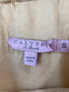 Calypso Cream Linen Dress