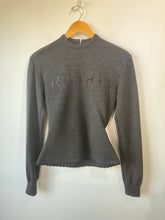 Vintage Geoffrey Beene Charcoal Wool Sweater