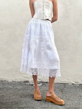 Antique Victorian Crochet and Lace Skirt