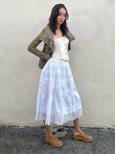 Antique Victorian Crochet and Lace Skirt