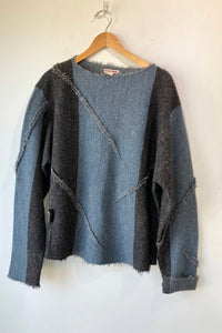 Vintage Issey Miyake Blue Batwing Sweater