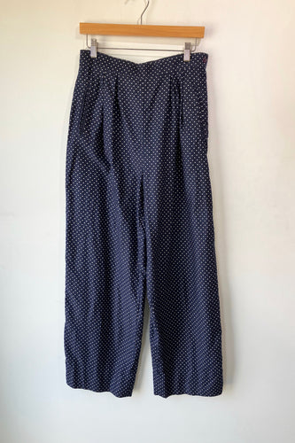 Vintage Blassport Navy Dot Pants