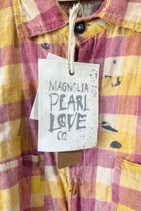 Magnolia Pearl Pink Plaid Shirt