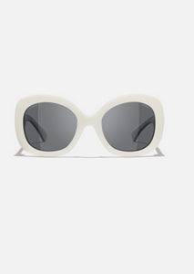 Authentic CHANEL 2021 Iconic Two-Tone Sunglasses