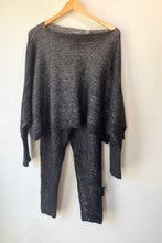 Vintage Issey Miyake Black White Knit Pants Set