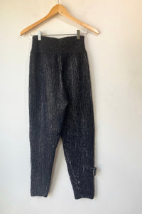 Vintage Issey Miyake Black White Knit Pants Set