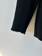 Jil Sander Black Jacket with Raw Hem Cuffs (as is)