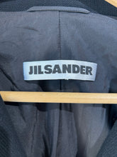 Jil Sander Black Jacket with Raw Hem Cuffs (as is)