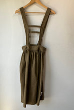 Vintage Benetton Brown Suspender Skirt