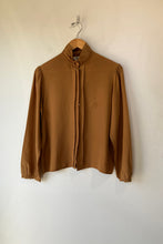 Vintage Kenar Brown Silk Shirt