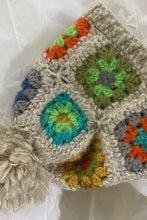 Multi Color Granny Square Crochet Hat