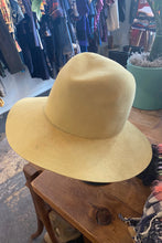 Janessa Leone Mustard Wool Felt Hat