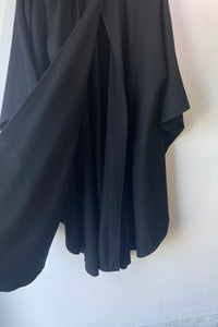 Vintage C’est Simone Black Wool Cape