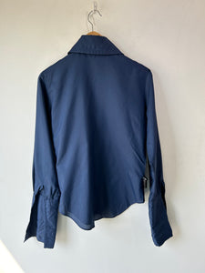 Vintage Saels Blue Tuxedo Shirt