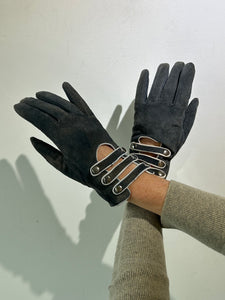 Brooklyn Industries Grey Suede Gloves