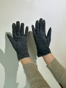 Brooklyn Industries Grey Suede Gloves