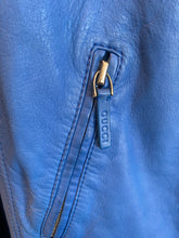Vintage Gucci Blue Leather Jacket