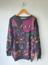 Vintage Anne Pinkerton Paris Novelty Sweater