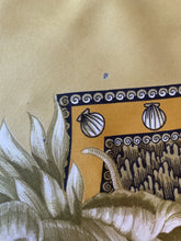 Hermès “Grotte de Versailles” Yellow Silk Scarf by Maurice Tranchant