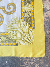Hermès “Grotte de Versailles” Yellow Silk Scarf by Maurice Tranchant