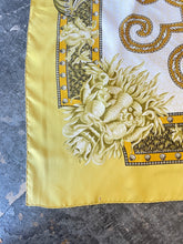 Hermès “Grotte de Versailles” Yellow Silk Scarf by Maurice Tranchant