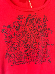 Vintage 70s Red Orgy Tee