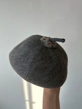 Vintage I. Magnin Little Grey Hat