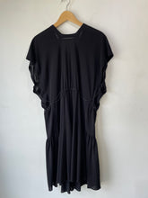 Alaia Black Loose Rayon Dress