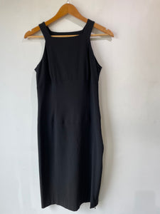 Claude Montana Black Body Con Dress