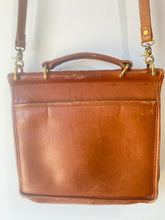 Vintage Coach Cognac Brown Top Handle Bag