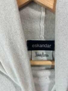 Vintage Eskandar White Cashmere Turtleneck Sweater