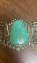 Vintage Turquoise & Silver Taxco Bracelet