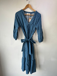 Pietsie Blue Calico Print Dress