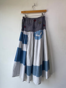 Vintage Oögenesis Japanese-Inpspired Textile Repurposed Skirt