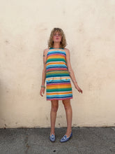 Moschino Multi-Color Striped Sleeveless Dress Sold As-Is
