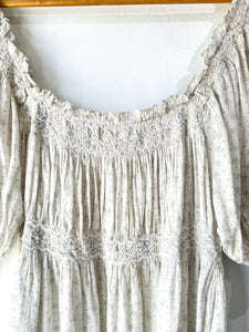 Doen Embroidered Floral Mini Dress