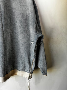 Handmade Japanese Distressed Denim Sweatshirt