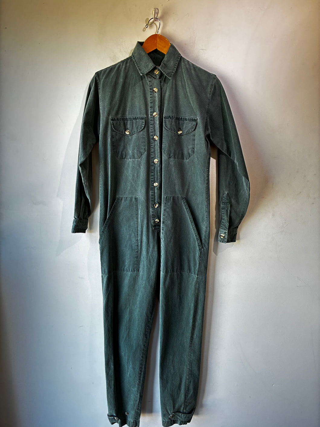 Banana Republic Green Cotton Jumpsuit