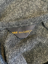 Vintage Comme des Garcon Black Wool Knit Poncho Sweater