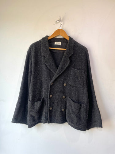 Vintage Matsuda Charcoal Gray Terrycloth Blazer