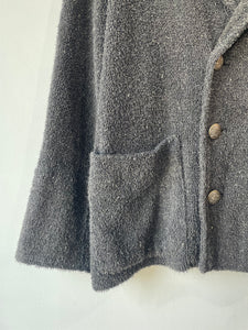 Vintage Matsuda Charcoal Gray Terrycloth Blazer